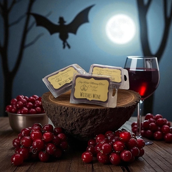 Orchid & Vine Other - Witches Wine Scented Soy Wax Melts Orchid & Vine Set Of 3